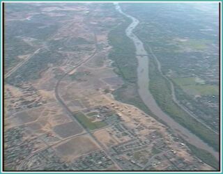 Climb out over the Rio Grande